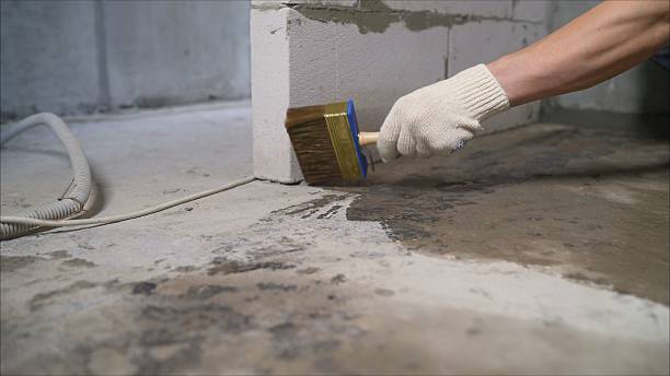 Crawl space vapor barrier installation in Riley, IN